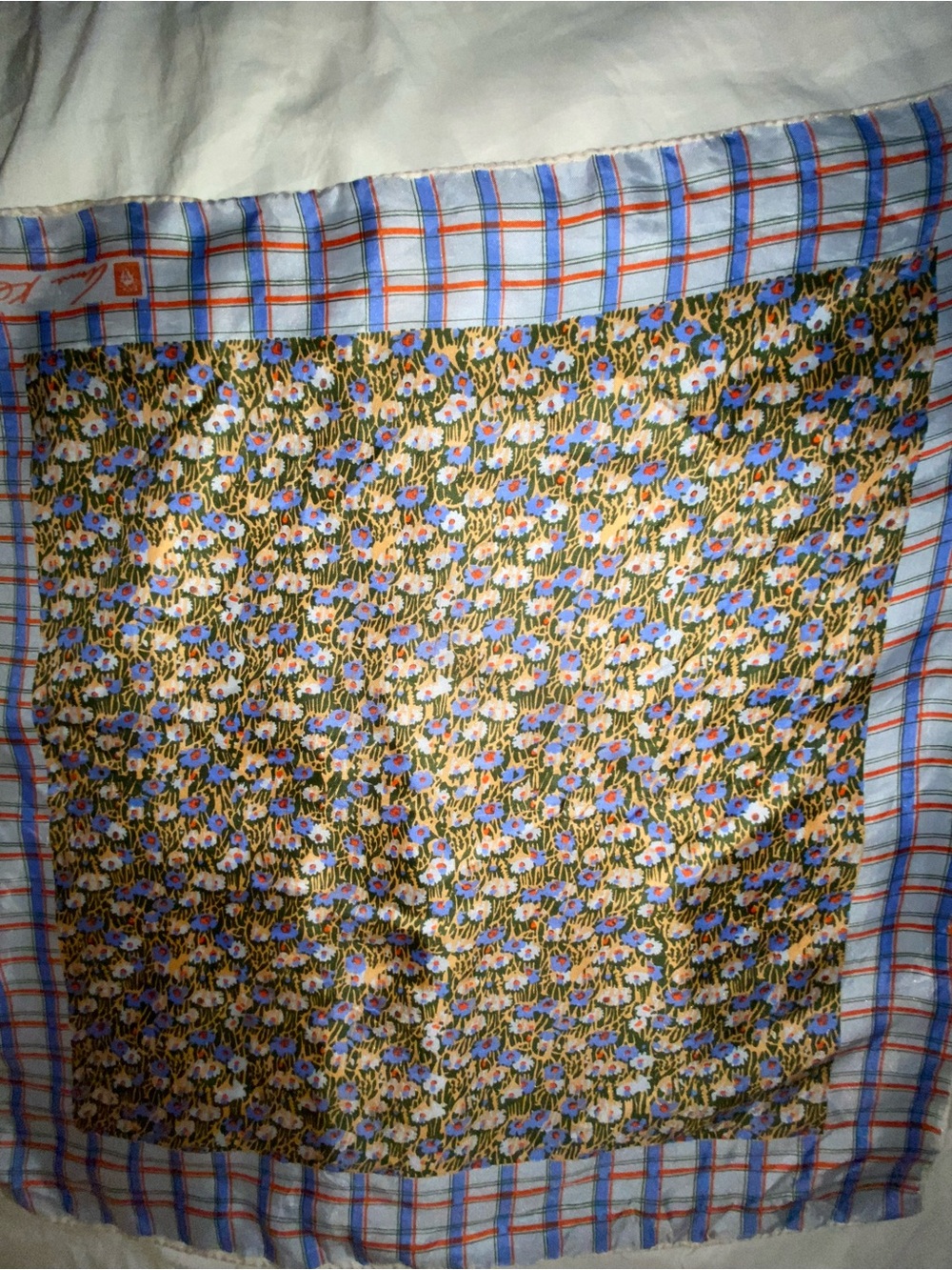 Ann Klein vintage scarf silk
